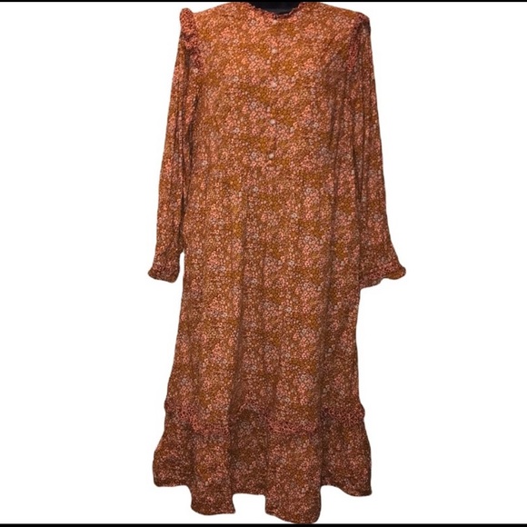 long sleeved midi dress - Picture 5 of 7